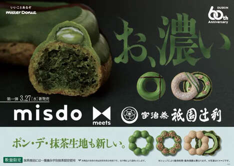 Collaboration Matcha-Infused Donuts
