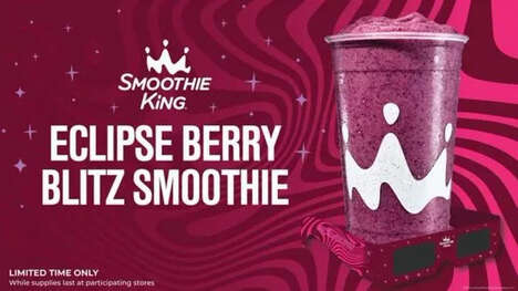 Eclipse-Themed Fruit Smoothies