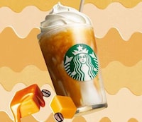 Layered Butterscotch Cafe Drinks