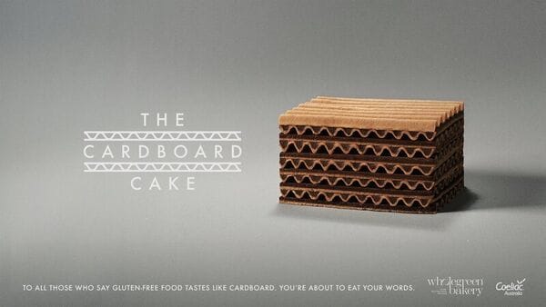 Cardboard-Resembling Illusion Cakes
