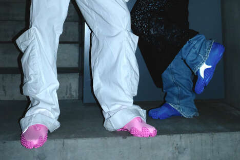 Surf Shoe-Inspired Spikey Footwear