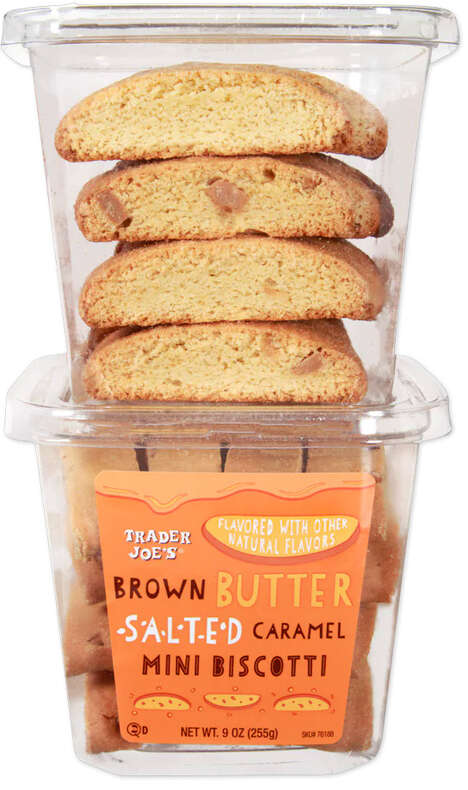 Mini Caramel Biscotti Cookies