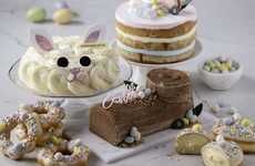 Swirled Bunny Face Cakes