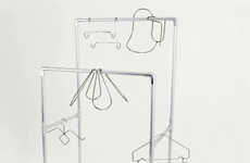 Quirky Structural Clothes Hangers