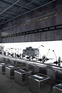 Office-Themed Metallic Installations Image 1