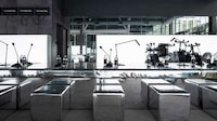 Office-Themed Metallic Installations Image 2