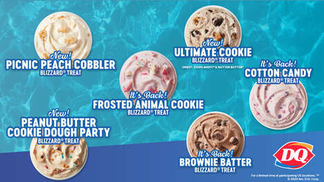 Blended Frozen Treat Menus