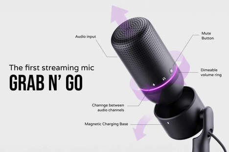 Levitating Dynamic Ring Lamps