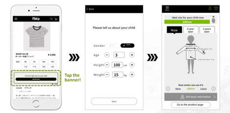 Advanced Kids Sizing Tools