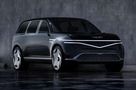 Inviting Curvaceous Electric SUVs