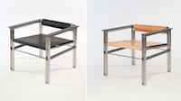 Leather-Accented Industrial Seating