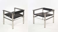Leather-Accented Industrial Seating Image 2