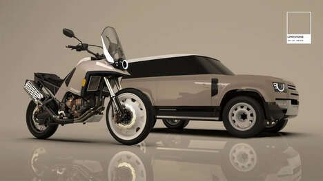 Chic SUV-Inspired Motorcycles