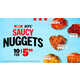Sauce-Covered QSR Chicken Nuggets Image 1