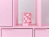 Pink Tonal Shelving Units Image 2