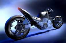 Sleek Sci-Fi Superbikes