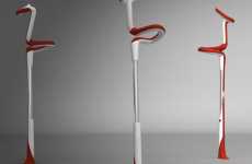Fiesta Flamingo Crutches