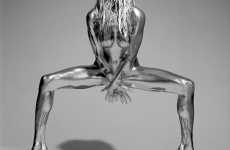 Silverized Living Sculptures