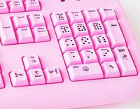 Pink Keyboard For Blondes Image 3