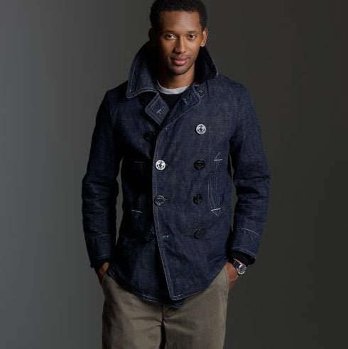 Denim Pea Coats