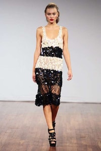 Unisex Mesh & Sequins Image 2