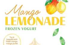 Mango Lemonade Frozen Yogurts