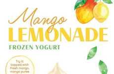 Mango Lemonade Frozen Yogurts