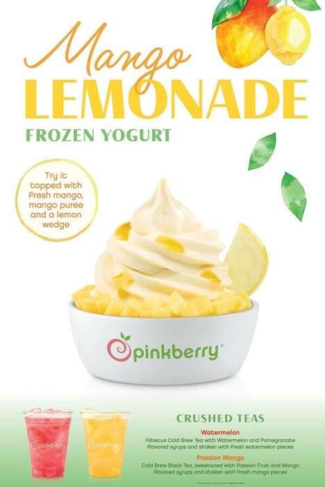 Mango Lemonade Frozen Yogurts