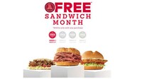 Complimentary Sandwich QSR Promotions Image 1