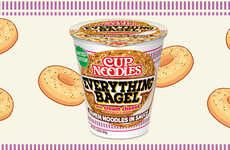 Bagel-Inspired Noodle Cups