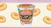 Bagel-Inspired Noodle Cups