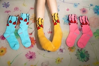 Artistic Gen Z-Inspired Socks Image 1
