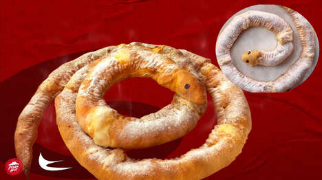 Snake-Inspired Pizza Dishes