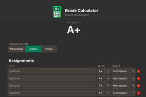 Intelligent Grade Calculators : smart grade calculator