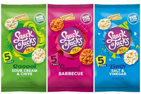 Paper-Packaged Popped Snacks