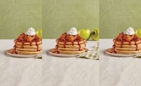 Spiced Apple-Topped Pancakes Image 1