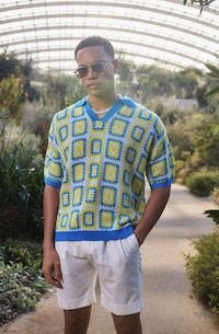 Summer-Ready Crochet Menswear Image 2