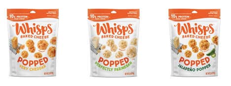 Crunchy Cheese-Flavored Popcorns