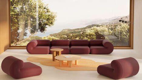 Curvaceous Modular Sofa Systems