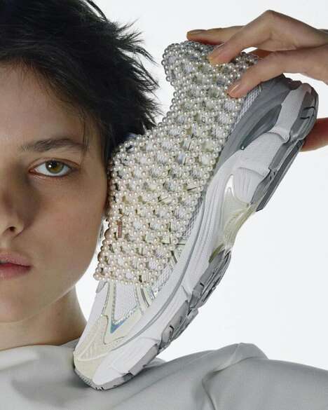Jewel-Informed Technical Sneakers