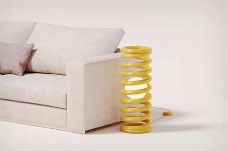 Cutesy Coiled Floor Lamps