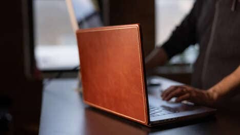 Luxury Leather Laptop Cases