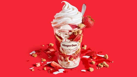 Creamy Strawberry Cheesecake Desserts