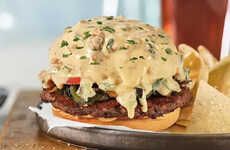 Gooey Queso-Topped Burgers