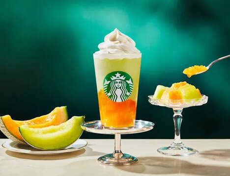Melon-Flavored Cafe Drinks