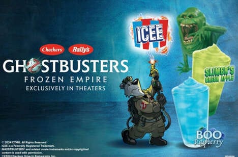 Neon Green Slushie Drinks