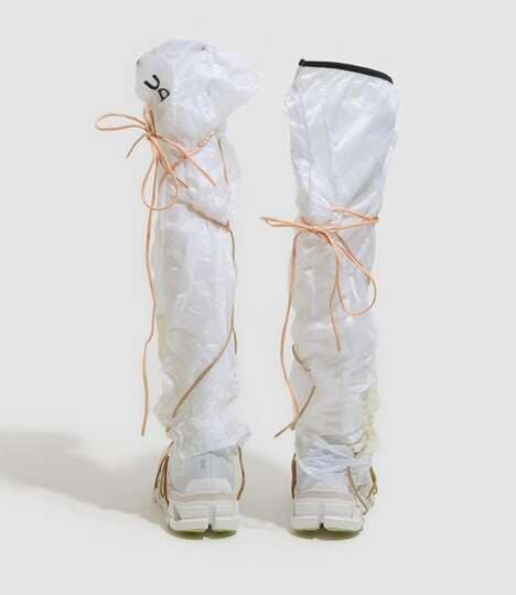 Dynamic Thigh-High Tech Sneakers