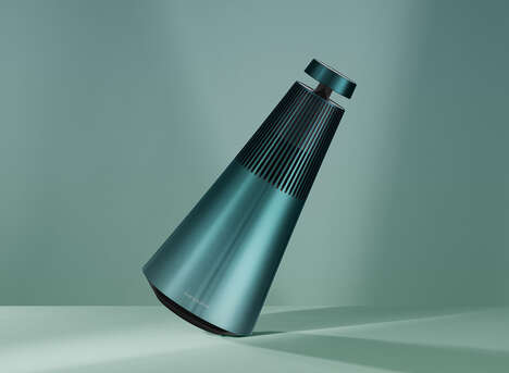 Northern Lights-Inspired Aluminum Speakers