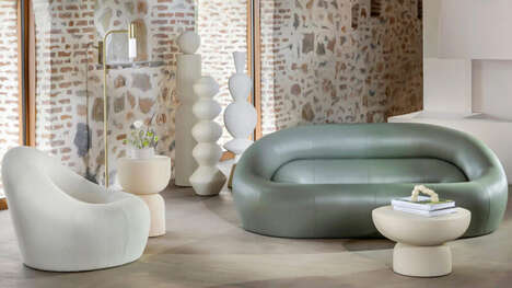 Plush Tubular Furniture Pieces