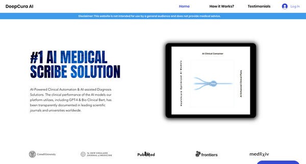 Medical AI Scribe Services : deepcura